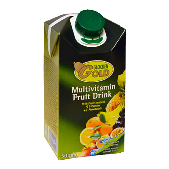 Glocken Gold Multivitamin Fruktdryck Tetra - 50 cl