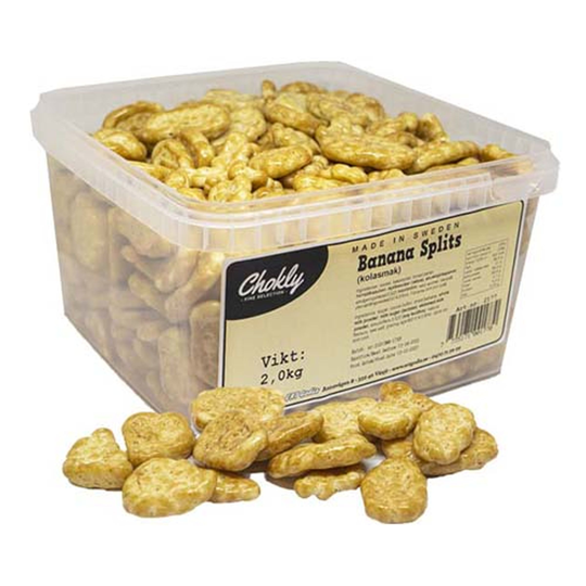 Banana Splits Chokly Irtokarkit Rasiassa - 2 kg