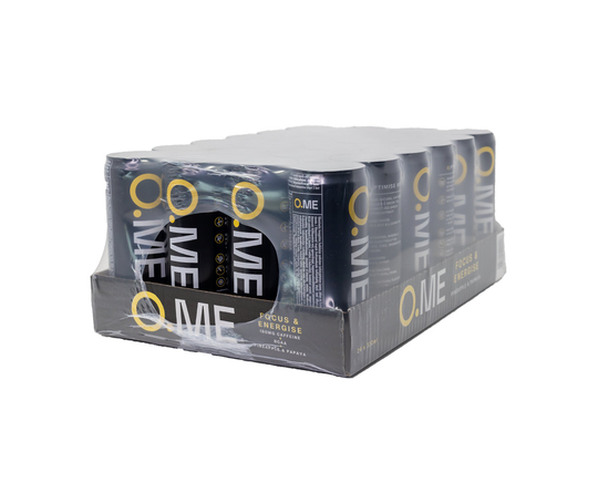 24 kpl O.ME Focus&Energise, 330 ml, Pineapple&Papaya