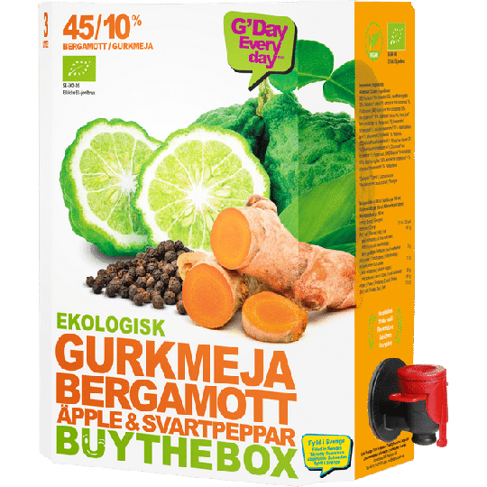 Buy the Box Kurkuma-bergamottimehu Luomu
