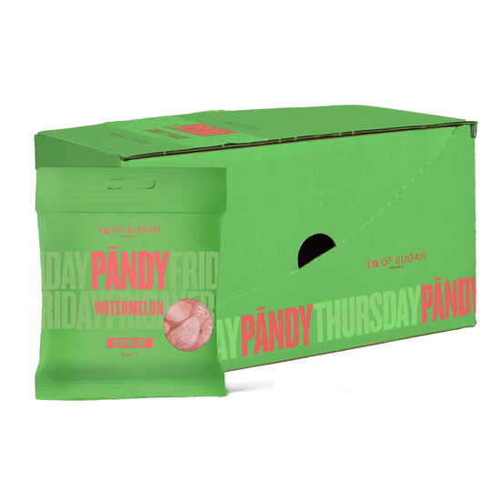 14 X Pändy Candy 50 G Watermelon
