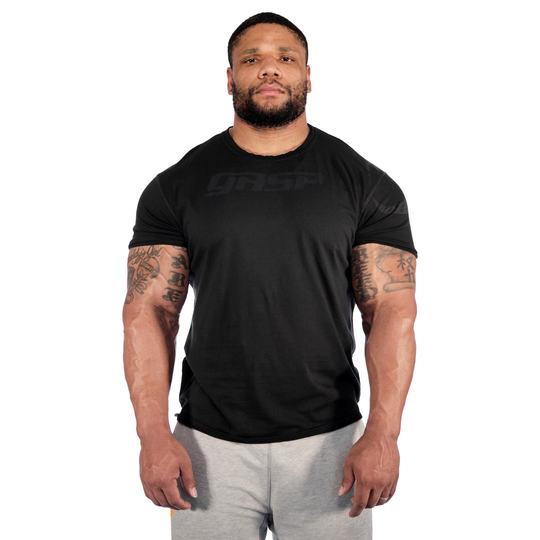 Gasp Tee Washed Black Xxl