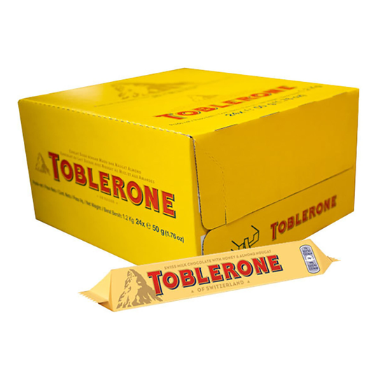 Toblerone Maitosuklaa - Kappaleittain