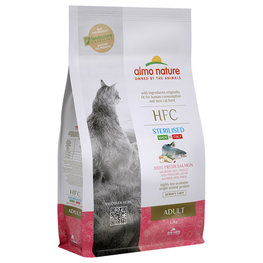 Almo Nature HFC Adult Sterilized lohi - 1,2 kg