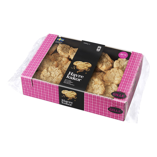 Gille Havrekakor Perhepakkaus - 600 grammaa
