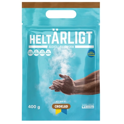 Heltärligt Äggvitepulver 400 G Choklad