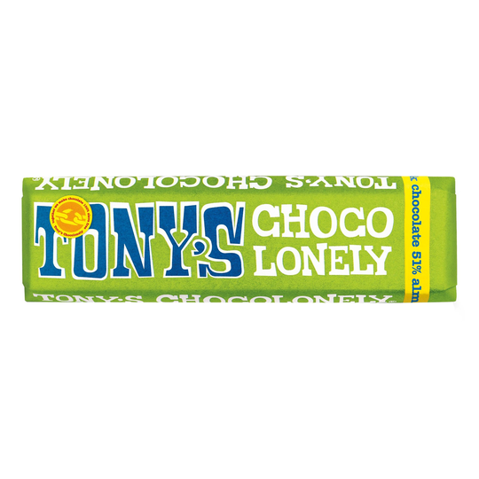 Tonys Chocolonely Dark Almond Sea Salt - 47 grammaa