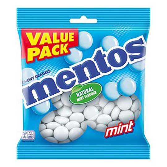 Mentos Mint Mix Pussi - 135 grammaa