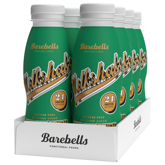 8 X Barebells Milkshake 330 Ml Hazelnut Nougat
