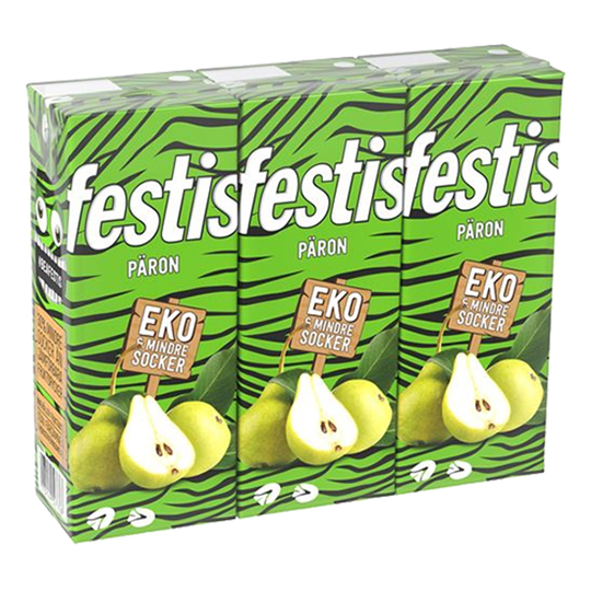 Tetrafestis Päärynä Ekologinen 3-pakkaus