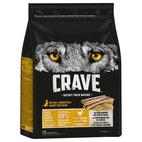 Crave kana, jossa luuydintä ja muinaisviljaa - 2,8 kg