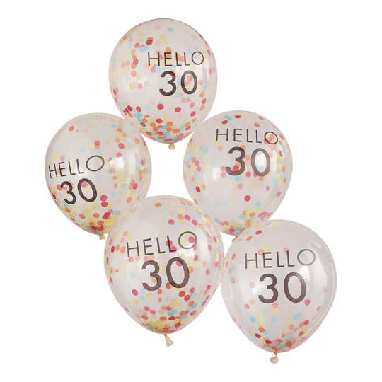Eco Ilmapallot Hello 30 - 5-pakkaus