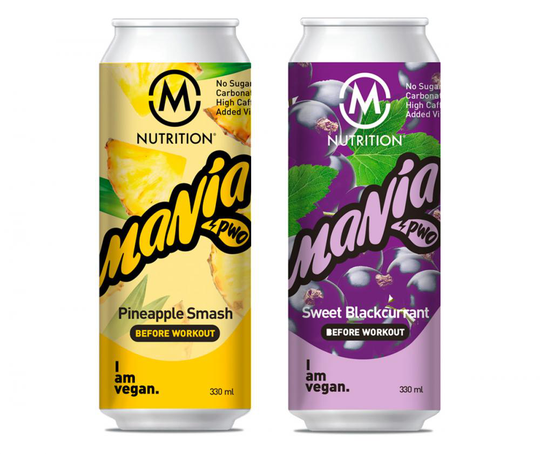 M-NUTRITION Mania Before Workout valmisjuoma, 330 ml