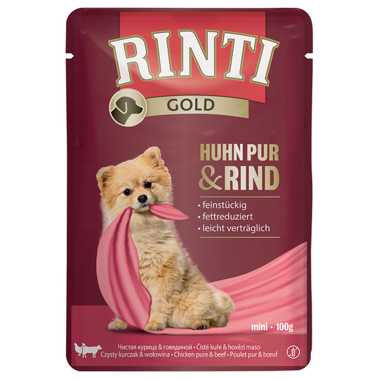 RINTI Gold 10 x 100 g - kana & nauta