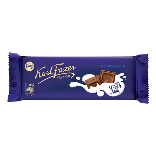 Karl Fazer Maitosuklaa Suklaalevy - 70 gram