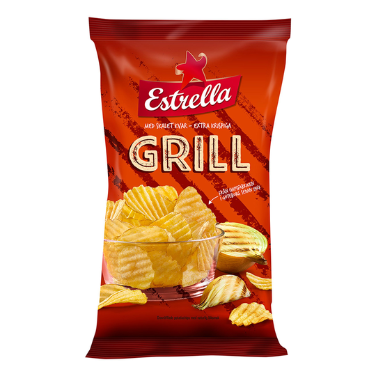 Estrella Grill Sipsit - 1-pakkaus