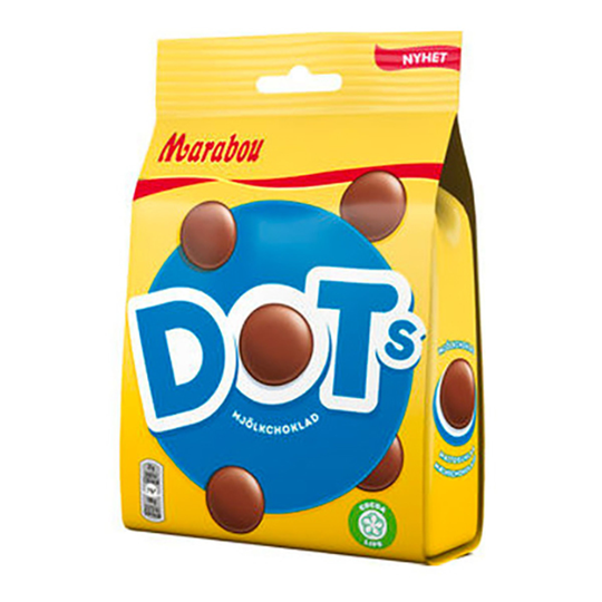Marabou Dot's - 140 grammaa
