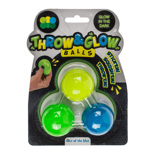 Throw & Glow Balls Pallot - 3-pakkaus