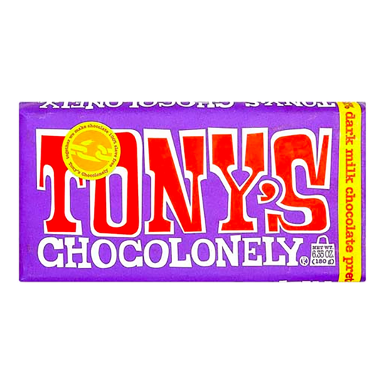 Tonys Chocolonely Dark Milk Chocolate Pretzel - 180 grammaa