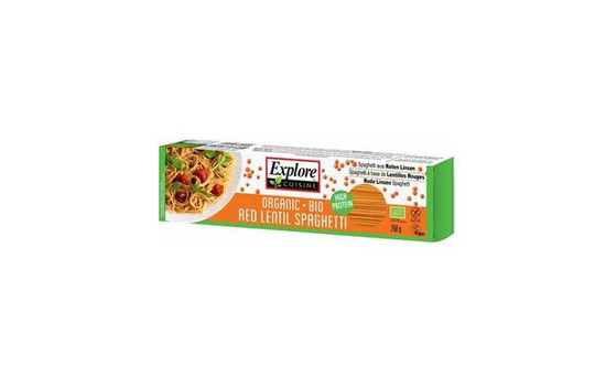 Punainen linssispagetti 250 g LUOMU