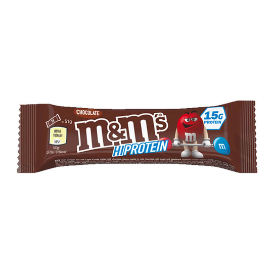 M&m Hi Protein Bar 51 G Chocolate