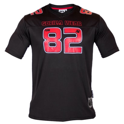 Gorilla Wear Fresno Tee Black/red