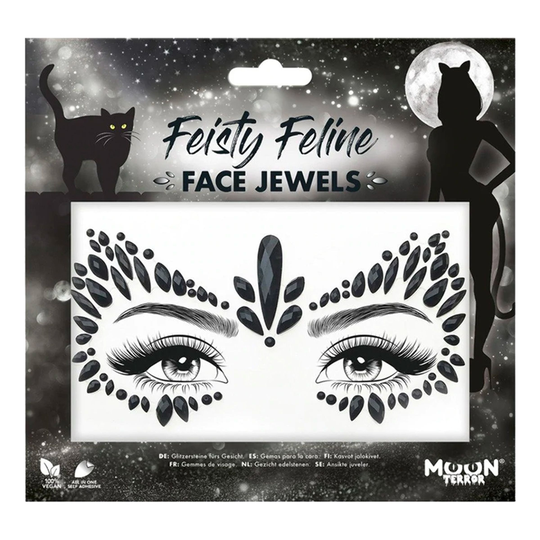 Face Jewels Moon Terror