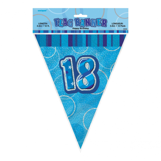 Lippuviirinauha Sininen 18