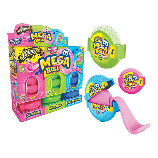 Mega Roll Bubble Gum Purukumi - 40 grammaa