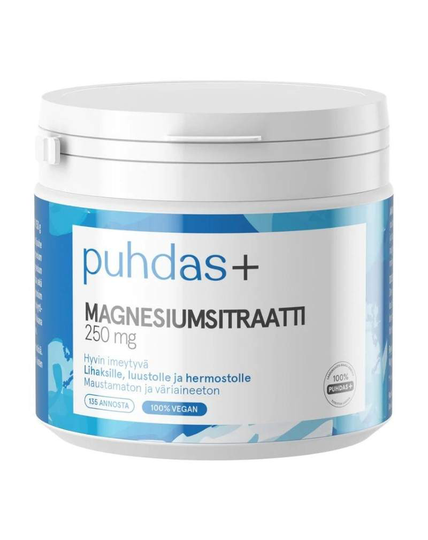 Puhdas+ Magnesiumsitraatti, 150 g