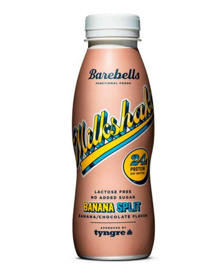 Barebells Protein Milkshake, 330 ml, Banana Split (päiväys 10/22)