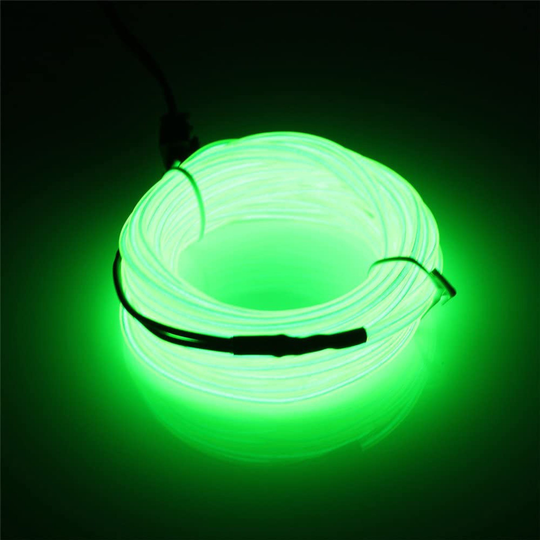 EL Wire LED-nauha Autoon - Neonvihreä