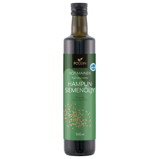 Foodin Finnish Hemp Oil 500 Ml