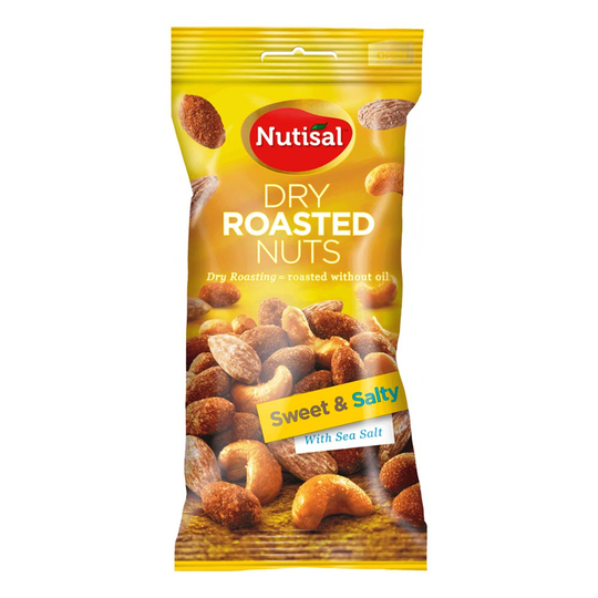 Nutisal Kuivapaahdetut Pähkinät - 60 grammaa