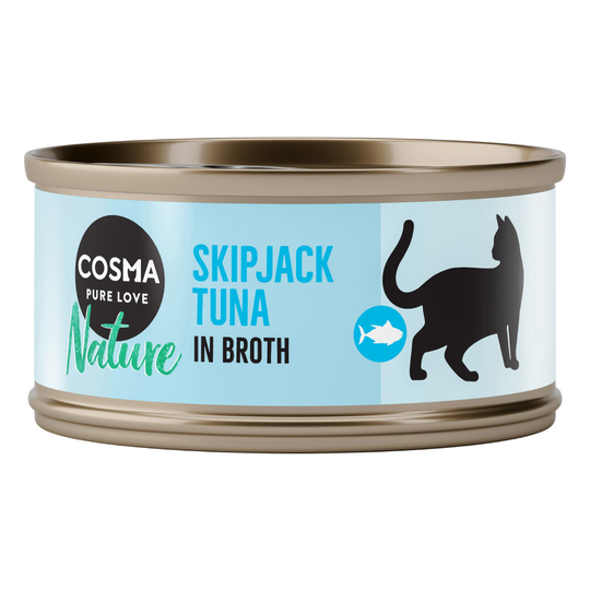 Cosma Nature -säästöpakkaus 48 x 70 g - boniitti (tonnikala)