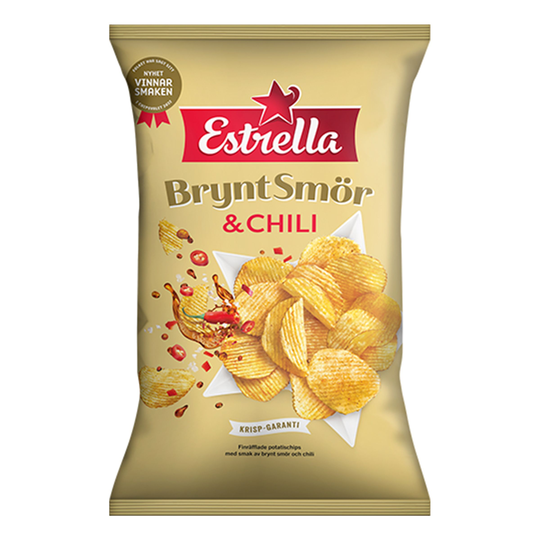 Estrella Brynt Smör & Chili - 175 grammaa