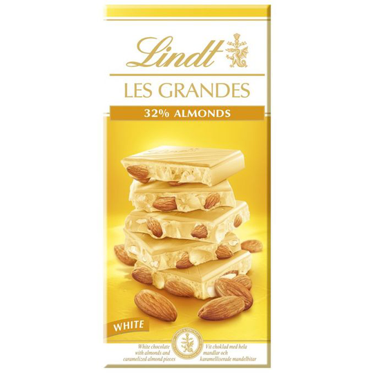 Lindt Valkosuklaa Manteli