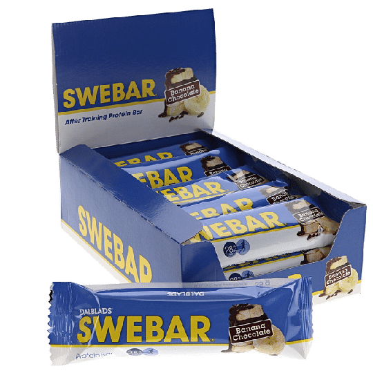 Swebar Proteiinipatukat Banaani-suklaa 15-pack