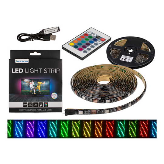 LED-Valonauha USB Kauko-ohjaimella