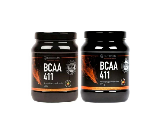 Tuplatiistai: 2 kpl M-Nutrition BCAA 411