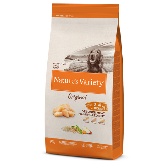 Nature's Variety Original Medium/Maxi Adult kana - 12 kg