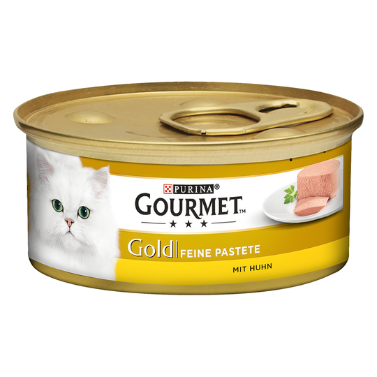 24 + 12 kaupan päälle! 36 x 85 g Gourmet Gold -kissanruokaa - Fine Paté - kana