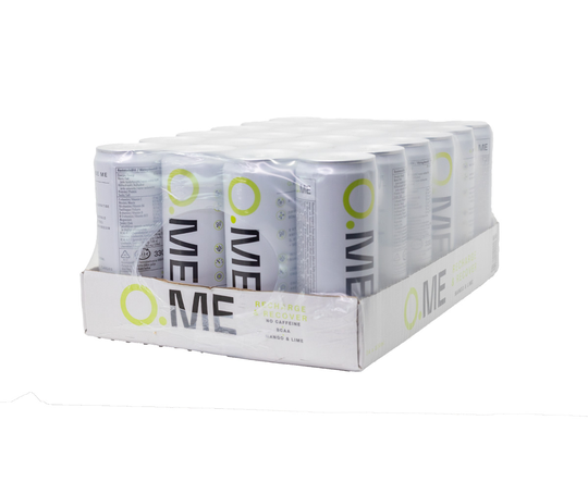 24 kpl O.ME Recharge&Recover, 330 ml, Mango&Lime