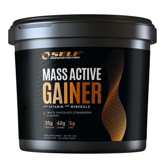 Self Omninutrition Mass Active Gainer 4 Kg White Nougat Torrone
