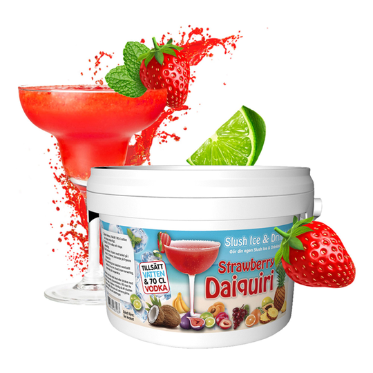 Slush Ice & Drink -setti - Strawberry Daiquiri