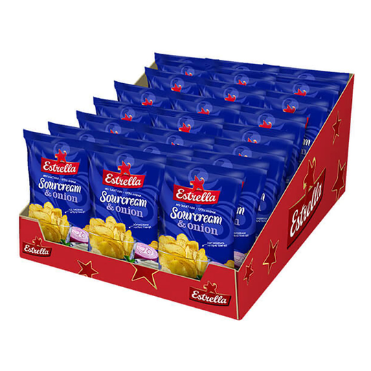 Estrella Sourcream & Onion - 27-pakkaus