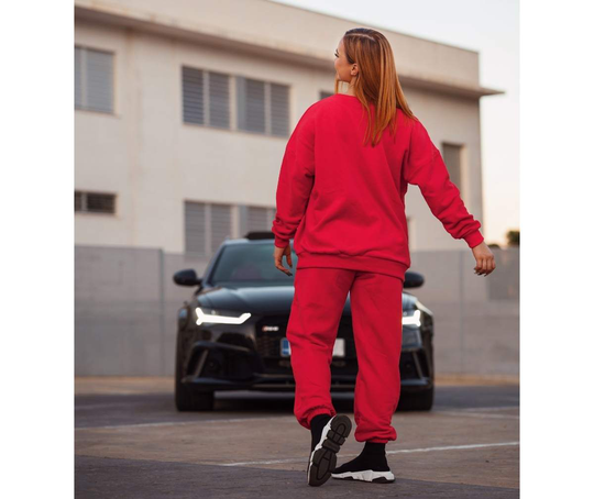 M-NUTRITION Sports Wear Comfy Sweatpants, Pure Red