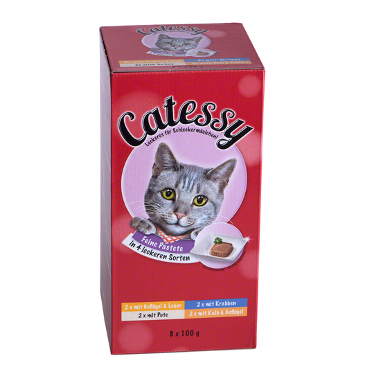 Catessy rasiat lajitelma 8 x 100 g - Fine Paté lajitelma I