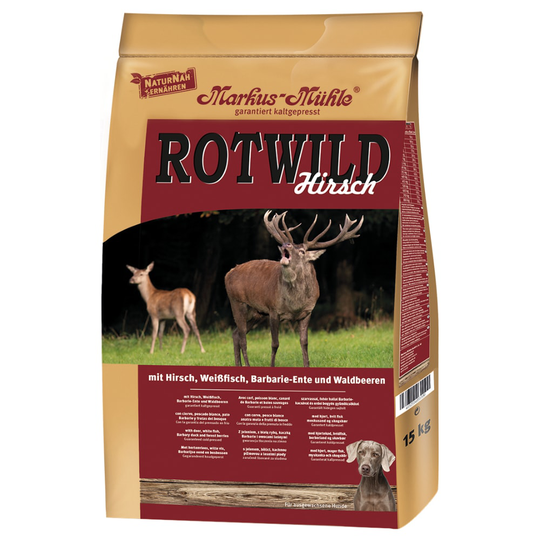 Markus Mühle Black Angus -säästöpakkaus 2 x 15 kg - Red Deer