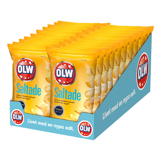 OLW Saltade Chips - 1-pakkaus